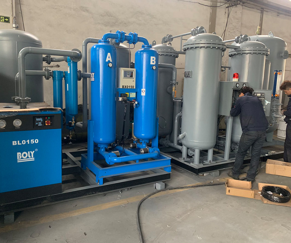 化工廠高純制氮現(xiàn)場